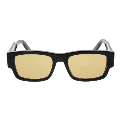 DIOR Ацетат Прямоугольные Солнцезащитные очки Женские Черные