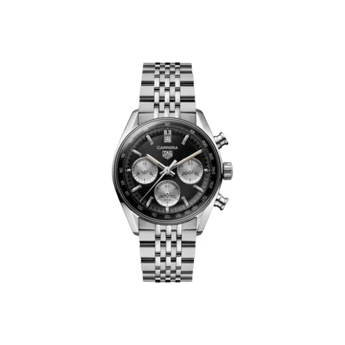 TAG HEUER Автоматический Механический Механизм Мужские Часы 39 мм Черный
