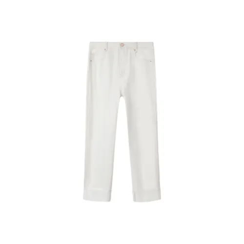 NINE WEST Белый Женские Джинсы