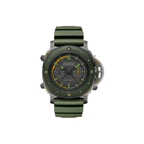 PANERAI Stealth Collection Автоматический Механический Часы Мужские 47 мм Серый Циферблат Титан Корпус Часов