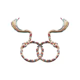 Любовь Rhyme Flowing Light Браслет 1 пара