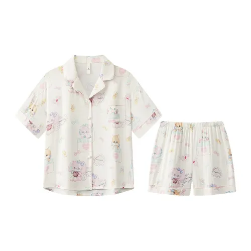 Gongdie x AYYJEWEL Пижамный комплект для женщин