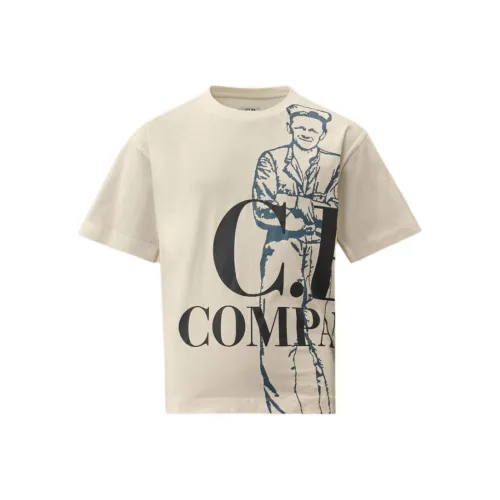 C.P.Company T-рубашка Марля Белый Дети Возраст 3-7 лет