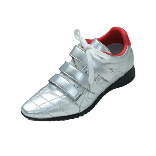 Mooreyu Atelier Устойчивая к истиранию Низкая Обувь Повседневная Женская Серебряная