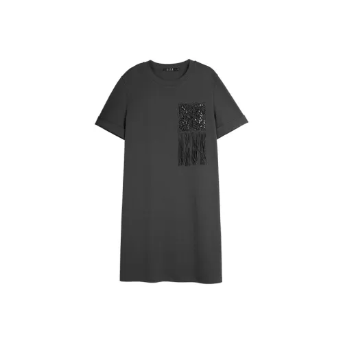 ELLE Короткий рукав Платье Женское