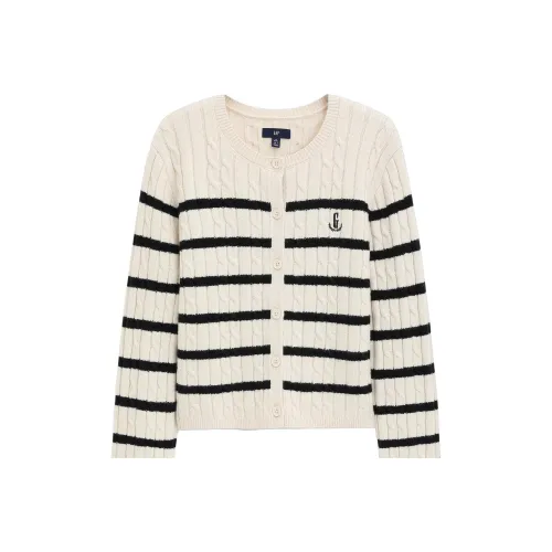 GAP Черно-белые полосы Женские Трикотаж