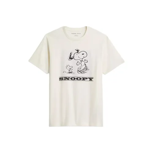 COACH X PEANUTS SS25 T Рубашка Мужская Айвори Белый