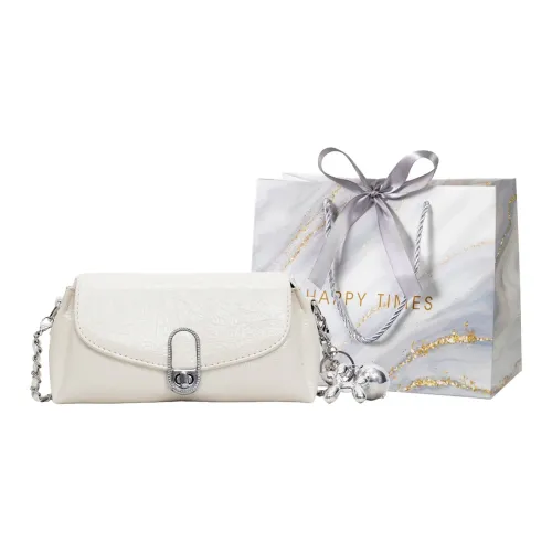 Miss Angel ПУ (полиуретан) Сумка через плечо Женская Белая Серебряная Черная