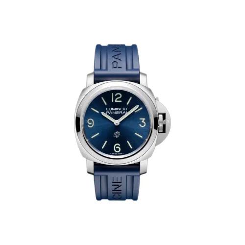 PANERAI Ручной механизм Мужские часы LUMINOR LUMINO Collection 44 мм Синий