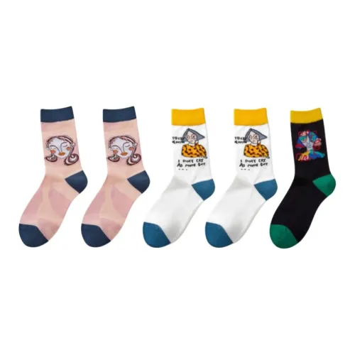 YEARCON Носки Crew Женские упаковка из 5 пар