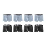 8 шт. (Черный 4 + Серо-голубой 4)