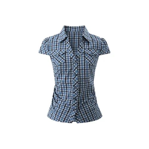 NFV Короткий рукав рубашка женские