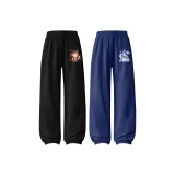 [Нэчжа Сетка Антимоскитные Брюки 2 Пачки] Черный + Королевский Синий