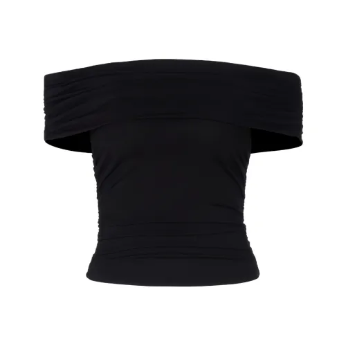 Mowlow Черные Женские Футболки