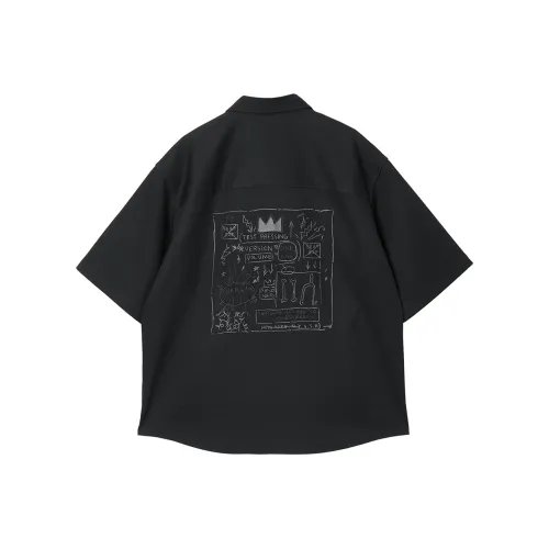 JACK&JONES E40 Черная мужская рубашка