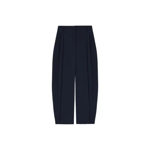 Alexander McQueen FW25 Костюм Брюки Женские Морской Синий