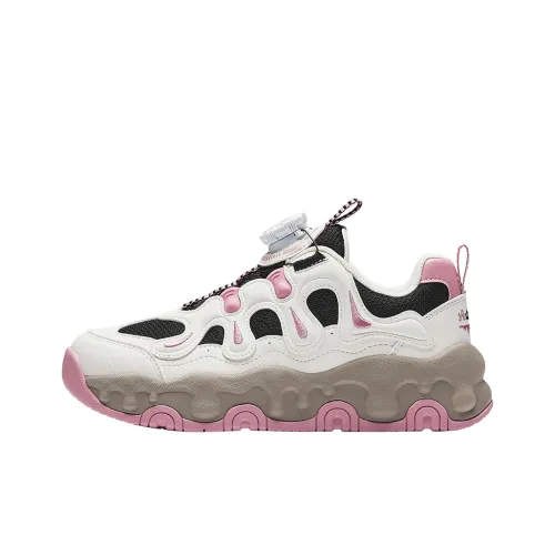 Antakids Slip-resistant Anti KICK Rebound Breathable Low Top Kids Lifestyle Shoes Black Ivy Lotus Root Starch Антакидс Противоскользящий Анти КИК Отскок Дышащий Низкий Верх Детские Лайфстайл Обувь Черный Ивовый Лотосовый Корень Крахмал