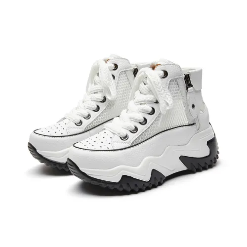 D Fuse SCANDINAVIA Легкий Высокий Топ Кэжуал Женские Белые