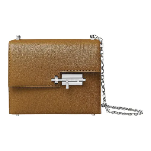 HERMES Verrou Mysore Chevro Сумка через плечо Мини Женская 2H Крафт-бумага Цвет