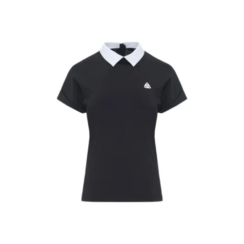 LI NING 1990 GOLF серия Поло Женское Черное