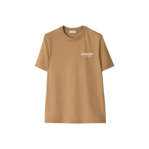 Burberry Стандартная T-рубашка Женская Бежевая