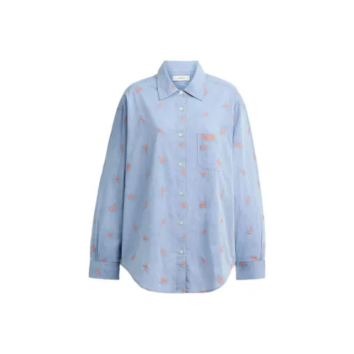 COACH Синие Женские Рубашки