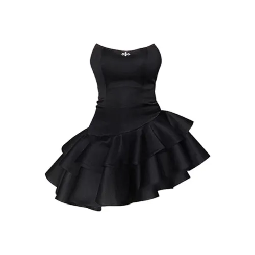 POPO.INFO Без рукавов Платье Женское