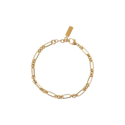 SAINT LAURENT Браслеты из латани Женские Золотые