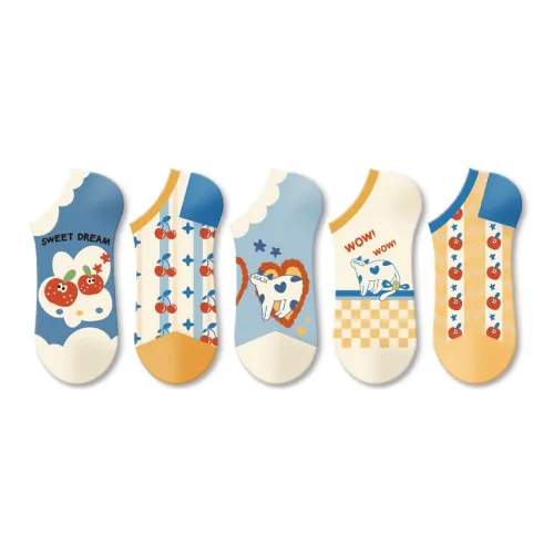 DJUNGLE No Show Носки Женские 5 пар