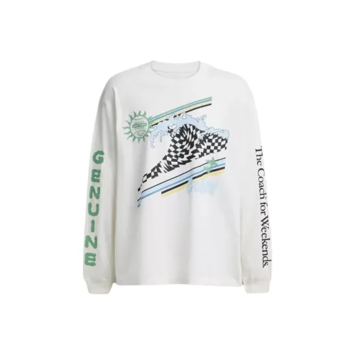 COACH SS25 T-Shirt Унисекс Белый