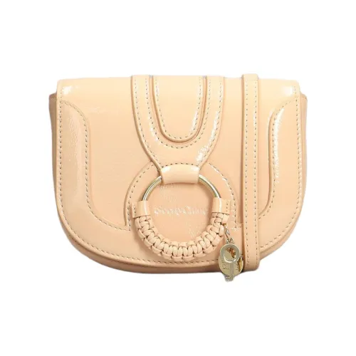 See By Chloe Hana Гладкая коровья кожа Сумка через плечо Сумка мини Женская Телесного цвета