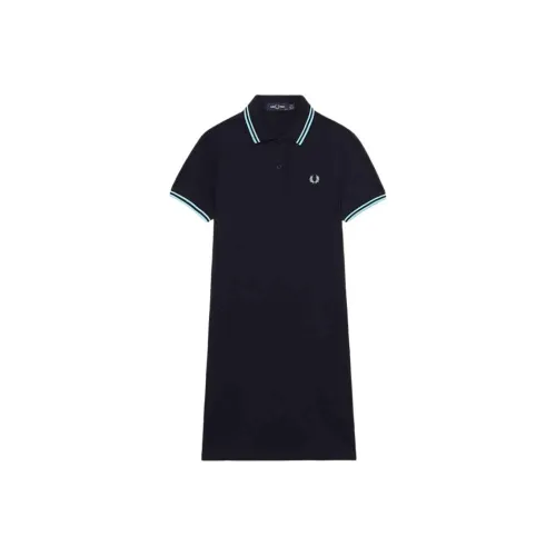 FRED PERRY SS25 Короткий рукав Платье Женское