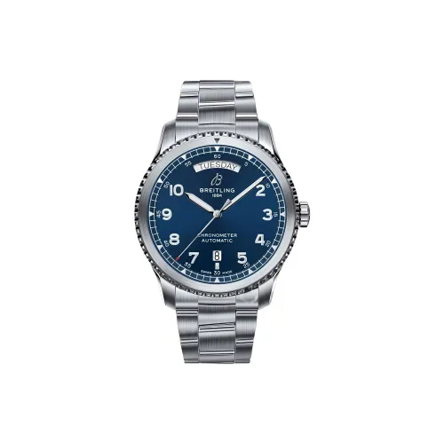 BREITLING Автоматический Механический Часы Мужские Legend Aviation Collection 41 мм Синий