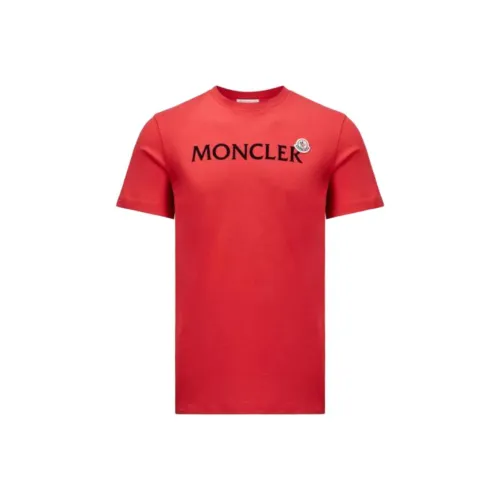 MONCLER Red Мужская T-рубашка