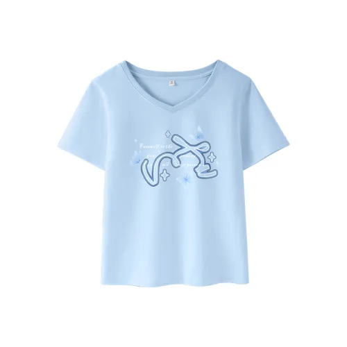 Хлопковый комплект с короткими рукавами рубашка женский