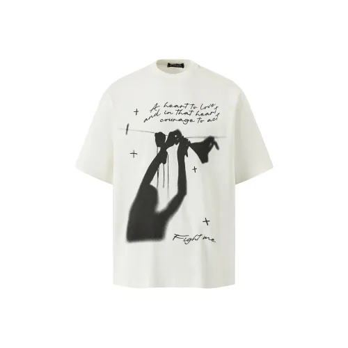 HKRXEC Кремовый Абрикос Мужские T-Рубашки