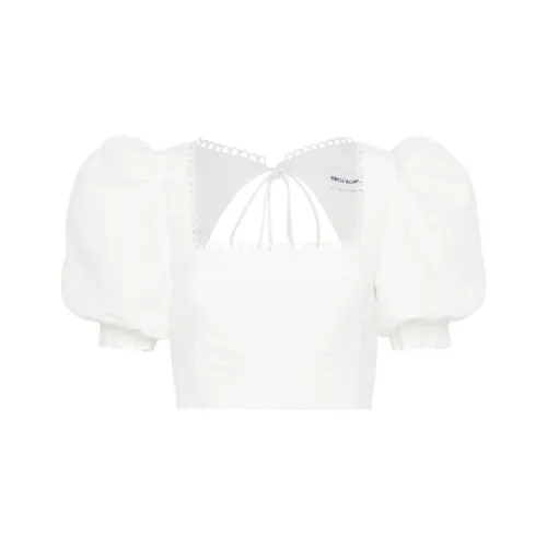 REBECCA VALLANCE SS24 CROP TOP Женская Белая