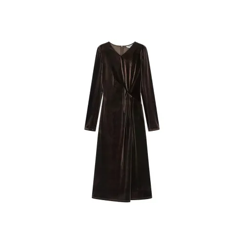 COVERINS Длинное платье с длинными рукавами женское