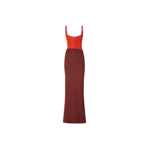 FENDI SS25 Slip Платье Женское Красное