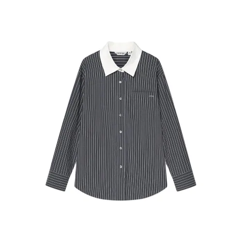 COVERINS Темно-серые Женские Рубашки