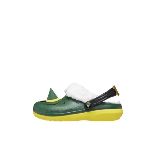 Crocs Classic Clog Slip-Resistant Abrasion-Resistant Low Top Children's Sandals Green Children's