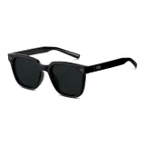 Черная оправа с черно-серыми линзами