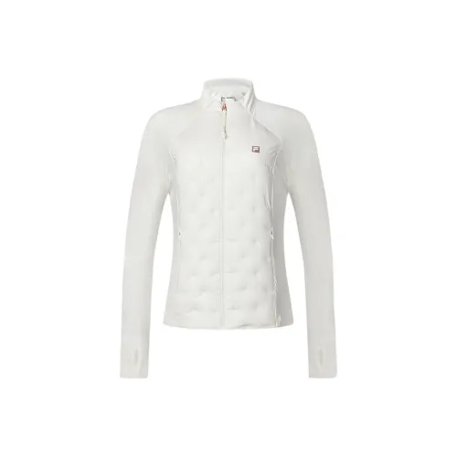 FILA белые женские пуховики