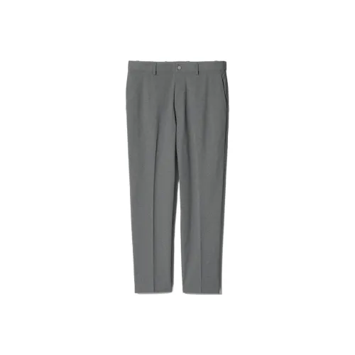 UNIQLO Asphalt Gray Мужские костюмные брюки