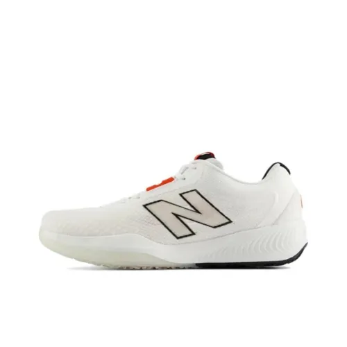 New Balance FuelCell 996 v6 Амортизация Устойчивость к истиранию Дышащий Низкий Верх Кроссовки для тенниса Мужские Белые
