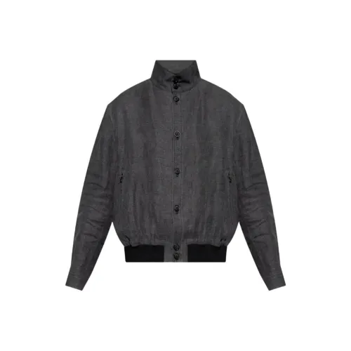 AMANI SS25 Куртки и Пальто Мужской Угольный Серый