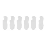 Женский, Invisible, White [6 Pack] BX07