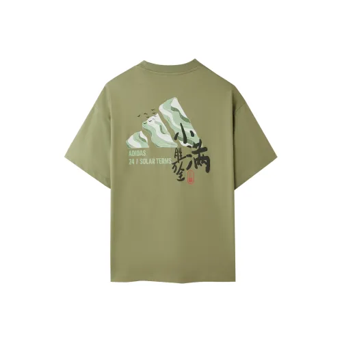 Adidas Sportlife T-Shirt Унисекс Зеленый