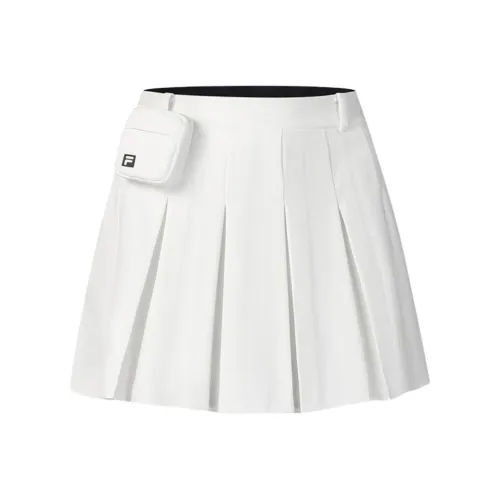 FILA Golf Series Нефритовый белый WT Женские Повседневные короткие юбки