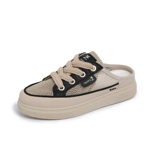 Bake Резиновая подошва противопахнущие противоскользящие домашние тапочки для женщин